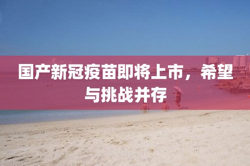 国产新冠疫苗即将上市，希望与挑战并存