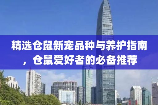 精选仓鼠新宠品种与养护指南，仓鼠爱好者的必备推荐