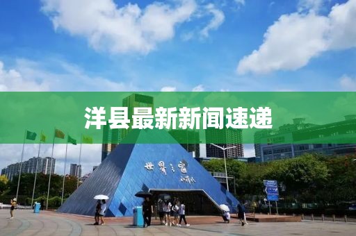 洋县最新新闻速递