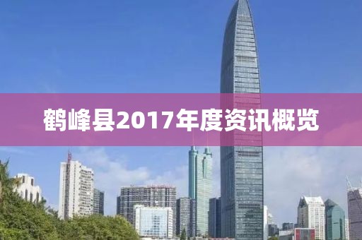 鹤峰县2017年度资讯概览