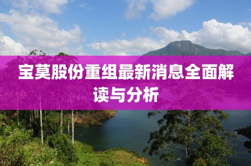 宝莫股份重组最新消息全面解读与分析