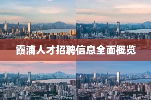 霞浦人才招聘信息全面概览