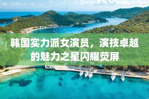 韩国实力派女演员，演技卓越的魅力之星闪耀荧屏