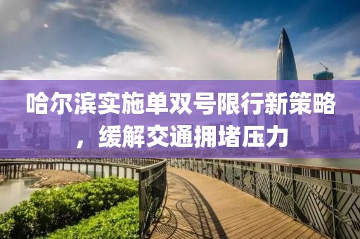 哈尔滨实施单双号限行新策略，缓解交通拥堵压力