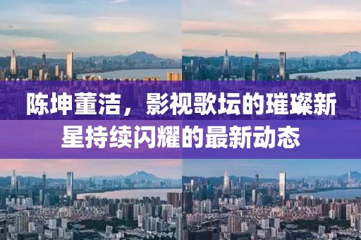 陈坤董洁，影视歌坛的璀璨新星持续闪耀的最新动态