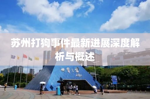 苏州打狗事件最新进展深度解析与概述