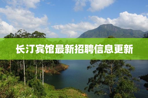 长汀宾馆最新招聘信息更新