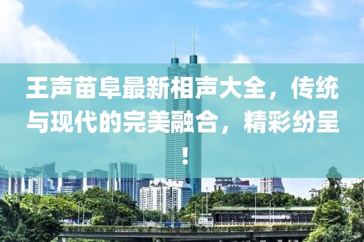 王声苗阜最新相声大全，传统与现代的完美融合，精彩纷呈！