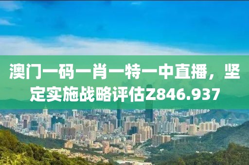 澳门一码一肖一特一中直播，坚定实施战略评估Z846.937