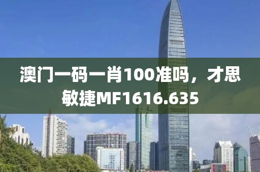 澳门一码一肖100准吗，才思敏捷MF1616.635