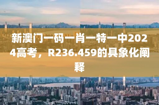 新澳门一码一肖一特一中2024高考，R236.459的具象化阐释