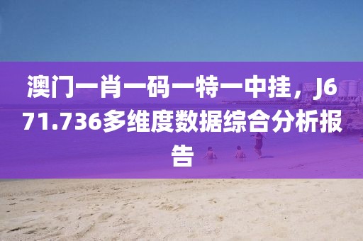 澳门一肖一码一特一中挂，J671.736多维度数据综合分析报告
