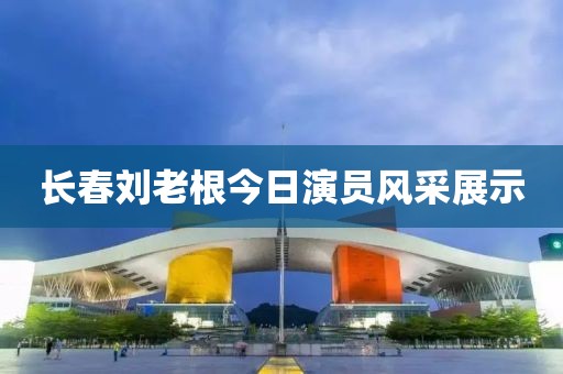 长春刘老根今日演员风采展示