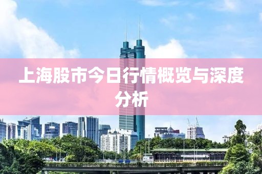 上海股市今日行情概览与深度分析