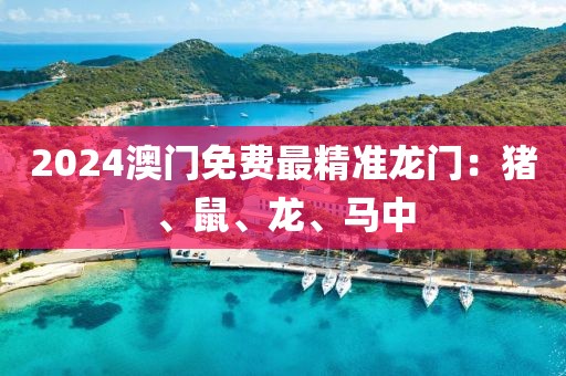 2024澳门免费最精准龙门：猪、鼠、龙、马中