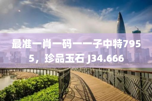 最准一肖一码一一子中特7955，珍品玉石 J34.666