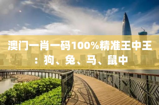 澳门一肖一码100%精准王中王：狗、兔、马、鼠中