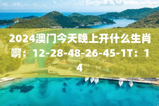 2024澳门今天晚上开什么生肖啊：12-28-48-26-45-1T：14