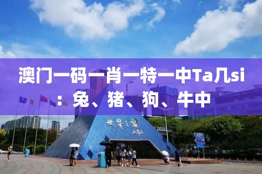 澳门一码一肖一特一中Ta几si：兔、猪、狗、牛中