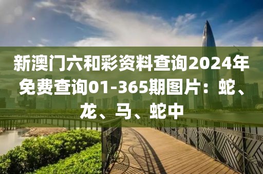 新澳门六和彩资料查询2024年免费查询01-365期图片：蛇、龙、马、蛇中