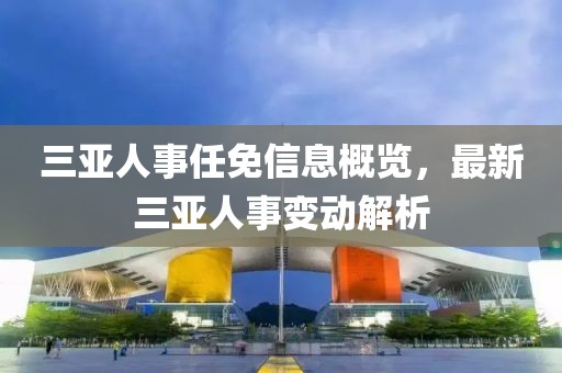 三亚人事任免信息概览，最新三亚人事变动解析