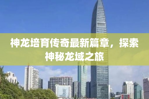 神龙培育传奇最新篇章，探索神秘龙域之旅