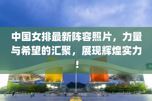 中国女排最新阵容照片，力量与希望的汇聚，展现辉煌实力！