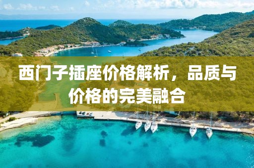 西门子插座价格解析，品质与价格的完美融合