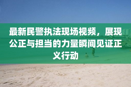 最新民警执法现场视频，展现公正与担当的力量瞬间见证正义行动