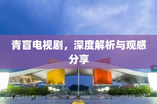 青盲电视剧，深度解析与观感分享