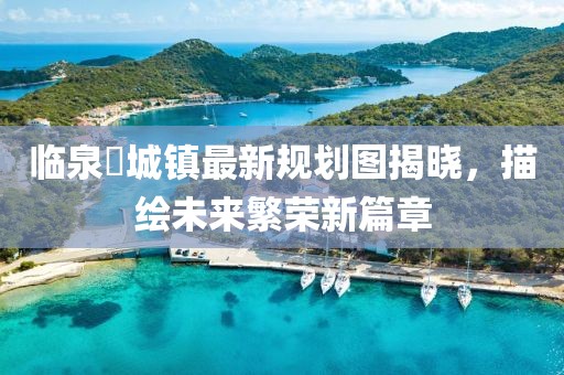 临泉鲖城镇最新规划图揭晓，描绘未来繁荣新篇章