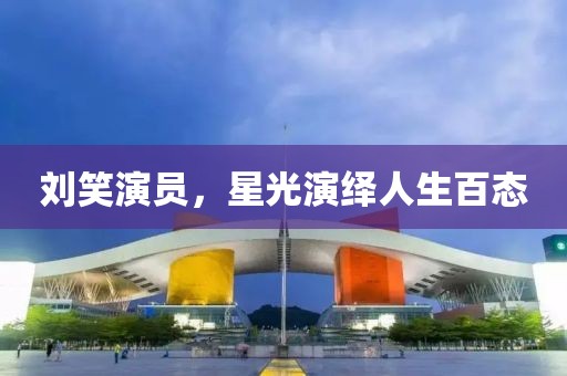刘笑演员，星光演绎人生百态
