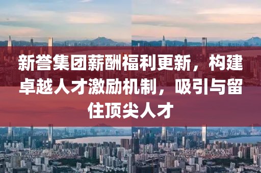 新誉集团薪酬福利更新，构建卓越人才激励机制，吸引与留住顶尖人才
