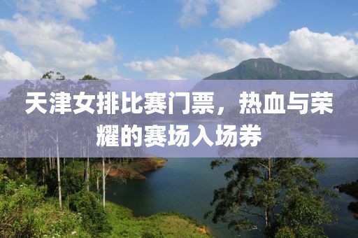 天津女排比赛门票，热血与荣耀的赛场入场券