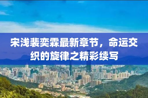 宋浅裴奕霖最新章节，命运交织的旋律之精彩续写