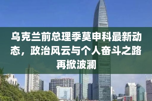 乌克兰前总理季莫申科最新动态，政治风云与个人奋斗之路再掀波澜