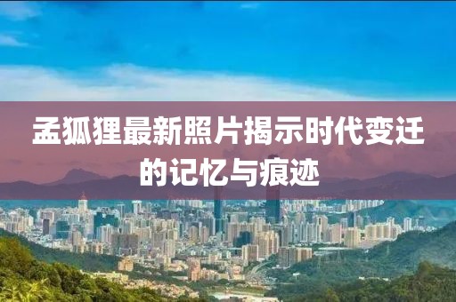 孟狐狸最新照片揭示时代变迁的记忆与痕迹