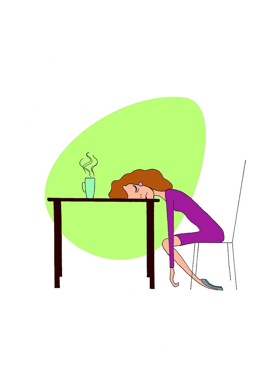 动漫中的睡眠时光，宁静夜晚的温馨睡觉场景图片